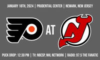 Flyers Game Day Preview: #47 AT New Jersey Devils