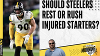 Should Steelers Rest or Rush Injured Starters? | Steelers Morning Rush