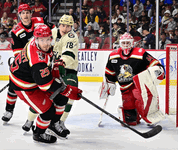 Husso Sharp in Griffins’ Morning Win at Iowa