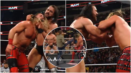 WATCH: Former WWE champion accidentally knocks out Seth Rollins following his victory over Drew McIntyre on Raw