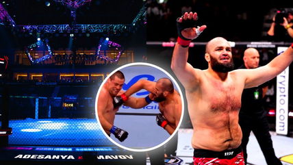 “Jon Jones has officially retired” – MMA fans go into frenzy as Shamil Gaziev secures walk-off KO at UFC Saudi Arabia