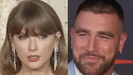 Taylor Swift reacts to boyfriend Travis Kelce breaking Chiefs’ touchdown record in her absence