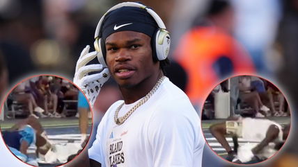 (Video) Travis Hunter almost gets hurt while celebrating touchdown at Polynesian Bowl just weeks before NFL Draft