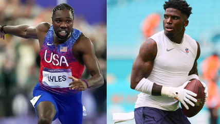 (Video) Tyreek Hill-Noah Lyles beef restored at New Balance indoor Grand Prix