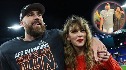 (Video) With arms around her, Travis Kelce enjoys special moment with Taylor Swift after yet another AFC Championship win