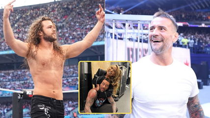 “Punk cosplaying jack perry before gta 6”- Wrestling fans go wild after hilarious picture of CM Punk with 42-year-old female WWE star goes viral