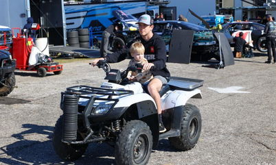 Chandler Smith reunited with Donnie Wilson and a special car at Snowball Derby