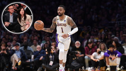 Billionaire wife goes viral after hitting D’Angelo Russell’s ‘ice in his veins’ celebration at Nets game