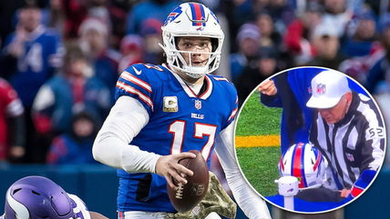 NFL referee Bill Vinovich conversation with Bills Josh Allen after missed call causes social media meltdown: “Never seen anything like that”