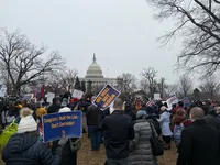 Democrats join federal workers in DC for profanity-laced protest: ‘F*** Trump’