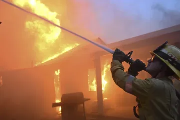 Weather service says storm could bring high risk of debris flows to Los Angeles County burn areas