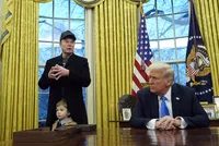 Musk dismisses DOGE fearmongers in the Oval Office