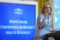 Jill Biden catches herself using VP’s ‘joy’ line and quickly mocks it: ‘You’re all reading into that’