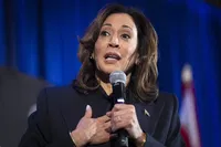 Slim majority of Democratic voters back Harris for governor