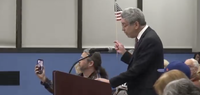 Police Remove Citizen From Council Meeting For Holding American Flag