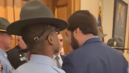 WATCH: Georgia Republican Senator Shoved To The Floor, Arrested After Trying To Attend Brian Kemp’s State of the State Address