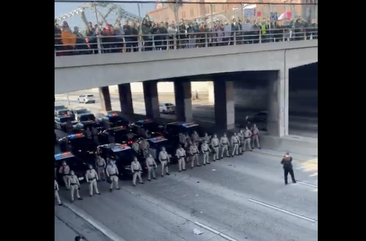 Thousands of Illegals Storm Los Angeles Freeway