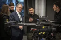 Ukraine shoots down Russian drone nearby during Keir Starmer’s visit