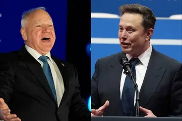 Elon Musk threatens to sue Tim Walz for alleging billionaire did Nazi salute