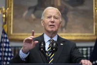 Joe Biden shuffles off the stage