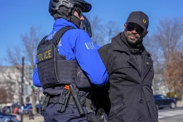 Ex-Proud Boys leader Enrique Tarrio arrested near Capitol on assault charge after press conference