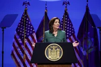 Hochul sets up reelection bid with focus on Democrats’ weaknesses