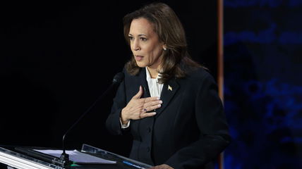 Kamala Harris was fine