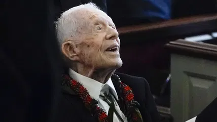 Jimmy Carter, 100, lives long enough to cast ballot for Kamala Harris