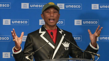 Pharrell Williams is named a UNESCO goodwill ambassador