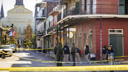 New Orleans barriers to prevent vehicle attacks were in the process of being replaced