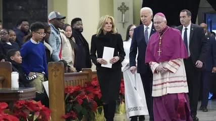 Biden tells New Orleans mourners they are not alone as he honors victims of attack