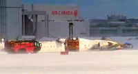 Delta Airlines flight flips over on landing at Toronto’s Pearson Airport and 8 people are hurt