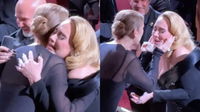 Adele Breaks Down In Tears As She Hugs Céline Dion In The Audience Of Her Vegas Residency