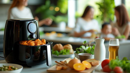 Your Air Fryer Is Far Less Likely To Pollute The Inside Of Your Home As Opposed To Other Cooking Methods