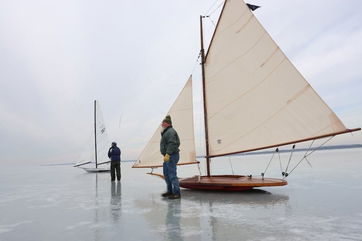 It’d been nearly a decade, but the ice boaters of Bellport Bay were ready