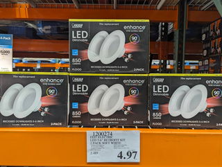 FEIT Electric Enhance LED 5-6″ Retrofit Kit 2-Pack