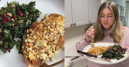 She’s Sharing Her Feta And Hot Honey Chicken Bake Recipe