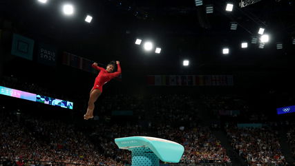 Simone Biles bids farewell to her signature vault routine