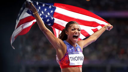 Olympic gold-medalist Gabby Thomas says a group of men keeps stalking her at various airports