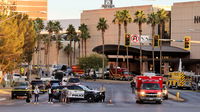 Firework mortars, gas canisters stuffed inside Tesla that exploded outside Trump’s Las Vegas hotel