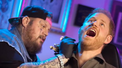 Singer Jelly Roll Introduces Prince Harry to His Culture… With a Neck Tattoo