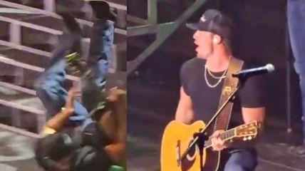 Video: Country Singer Parker McCollum Falls Off Stairs During Concert – And Totally Nails the Landing With Cat-Like Reflexes