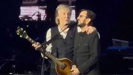 Paul McCartney And Ringo Starr Reunite Onstage – ‘Shall We Rock?’