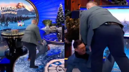 Ryan Seacrest Knocked To The Ground By Excited ‘Wheel Of Fortune’ Contestant