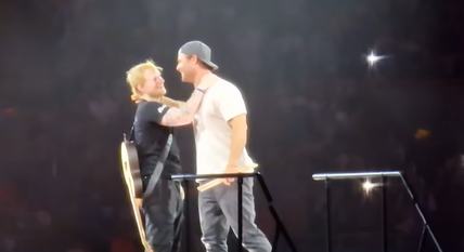 Music And Marvel: Chris Hemsworth Makes Surprise Appearance At Ed Sheeran Concert, Hammers The Drums