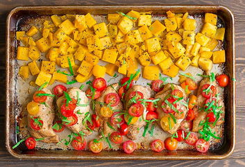 13 Healthy Fall Dinner Ideas to Make on One Sheet Pan