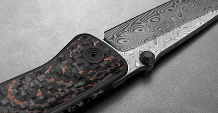 The James Brand’s Latest Luxe Blade Blends ‘Snakeskin Copper’ Carbon & Damascus Steel