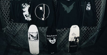 Welcome Skateboards Goes Goth With Bauhaus Limited Edition Deck & Apparel Capsule