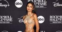 Zendaya Channeled Cher In A Daring ‘Nude Illusion’ Dress At Rock & Roll HOF