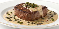 Beef Steak with Green Peppercorns